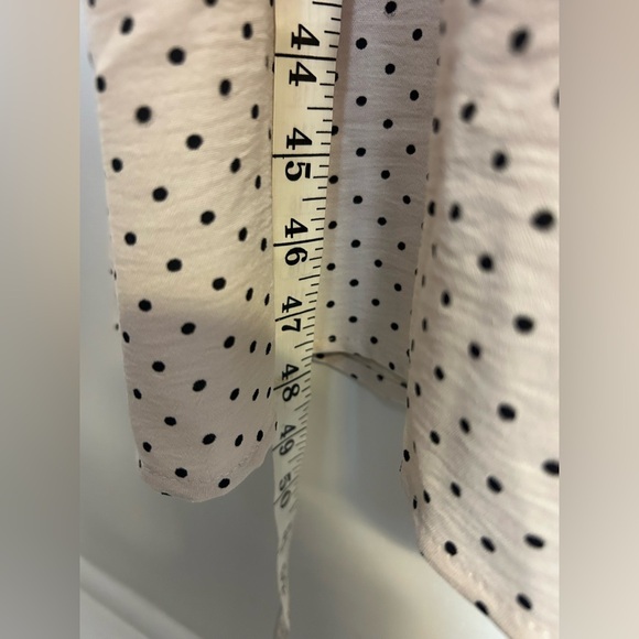 Anthropologie In February Cottage Prairie Milkmaid Polka Dot Midi Dress Feminine - Picture 7 of 11